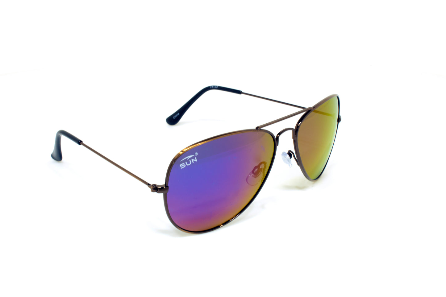 Pilot | 74123 | TruRevo Flash Blue Polarized Lens | Brushed Copper Frame