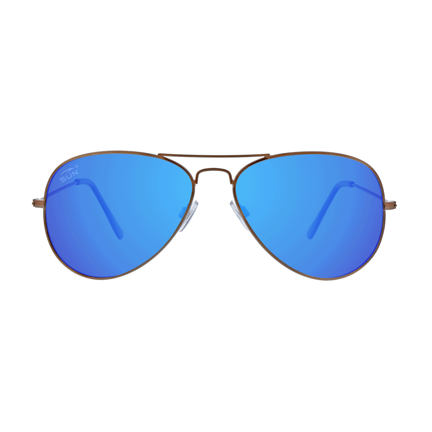 Pilot | 74123 | TruRevo Flash Blue Polarized Lens | Brushed Copper Frame