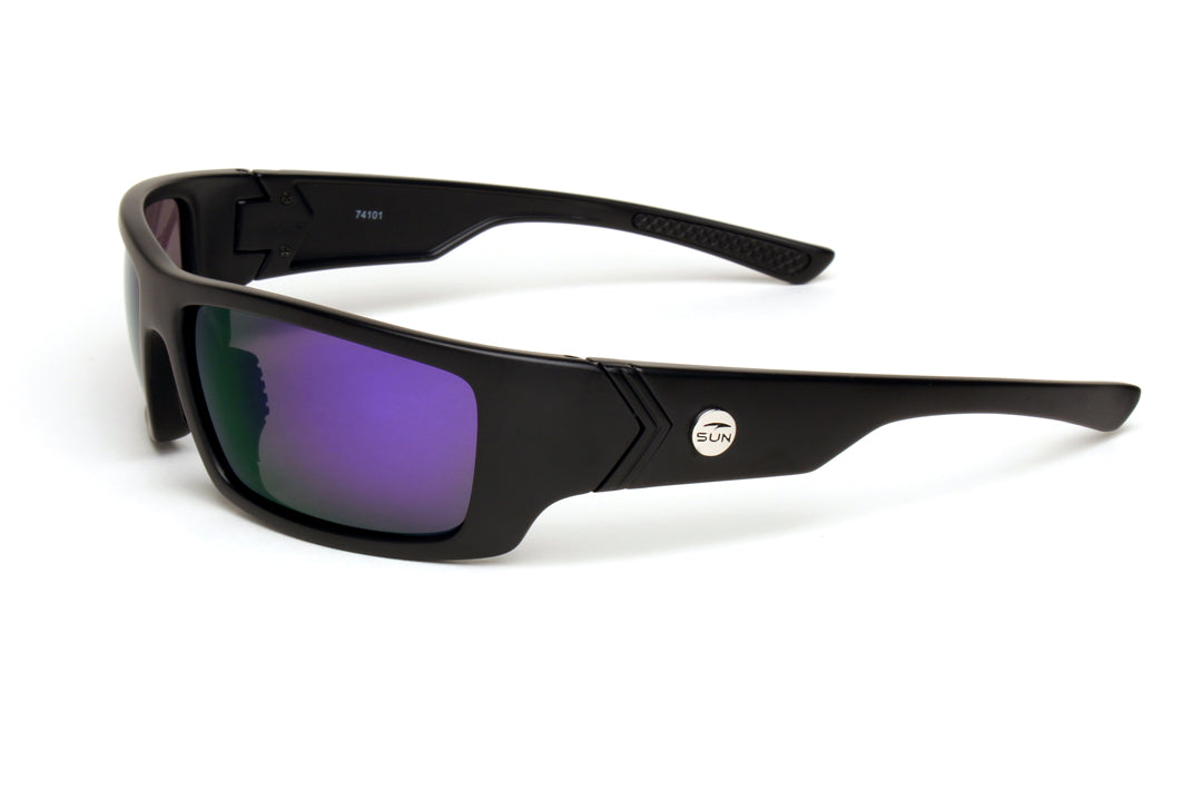 Waverider | 74101 | TruRevo Blue Polarized Lens | Matte Black Frame
