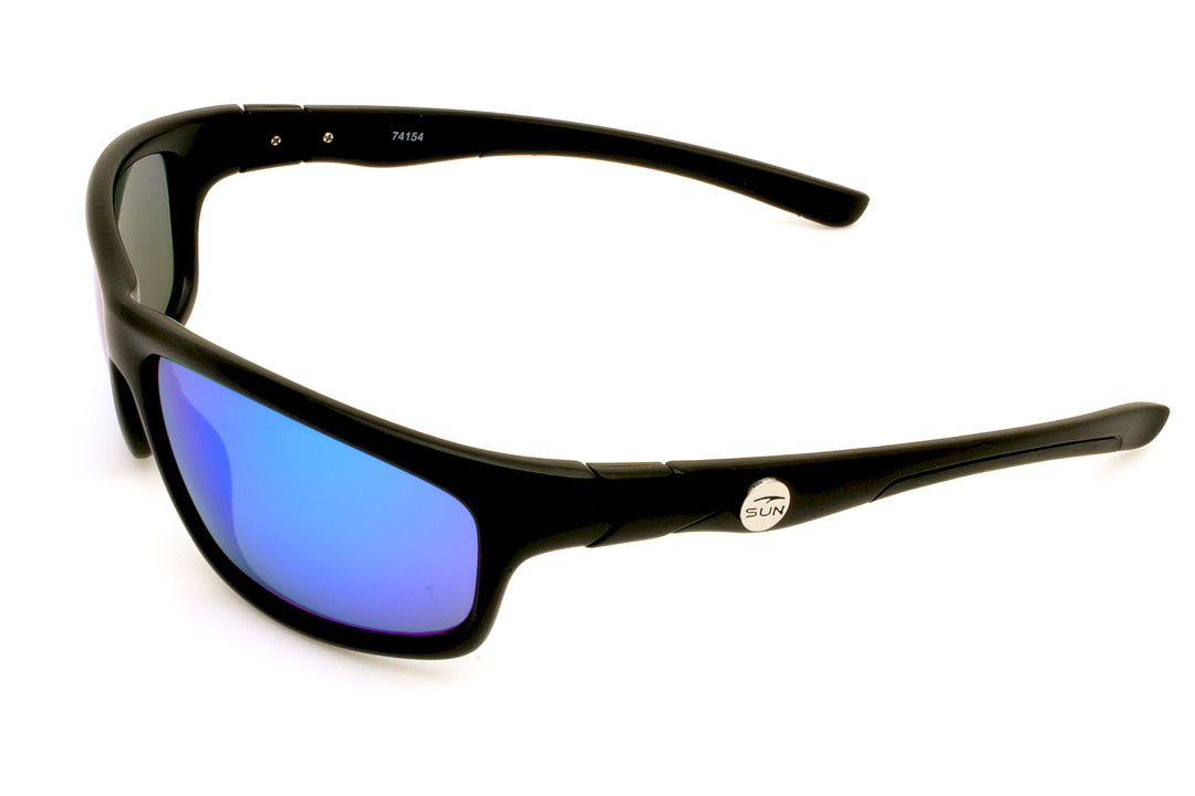 Crawler | 74154 | TruRevo Ice Blue Polarized Lens | Matte Black Frame