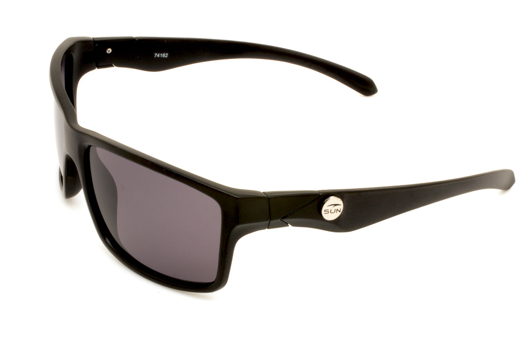 Kona | 74162 | TruRevo Smoke Polarized Lens | Matte Black Frame